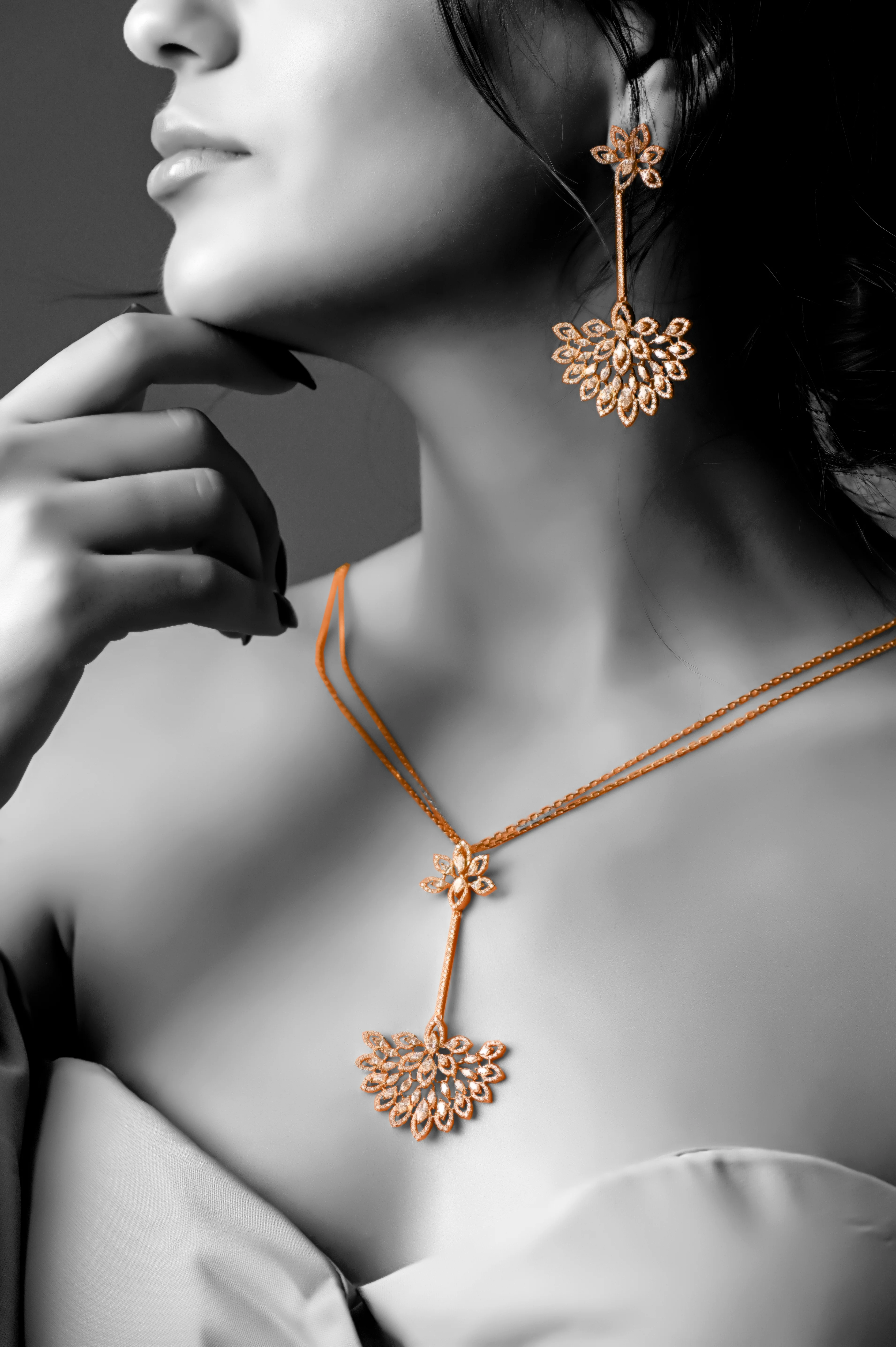 Jewellery campaign portrait